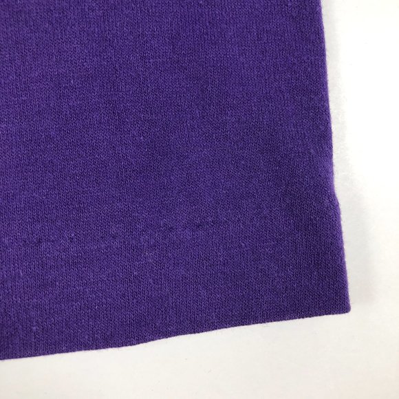 VTG 80s NBA Champ Los Angeles Lakers Shirt Adult Small* Purple Single Stitch Tee - Picture 3 of 12